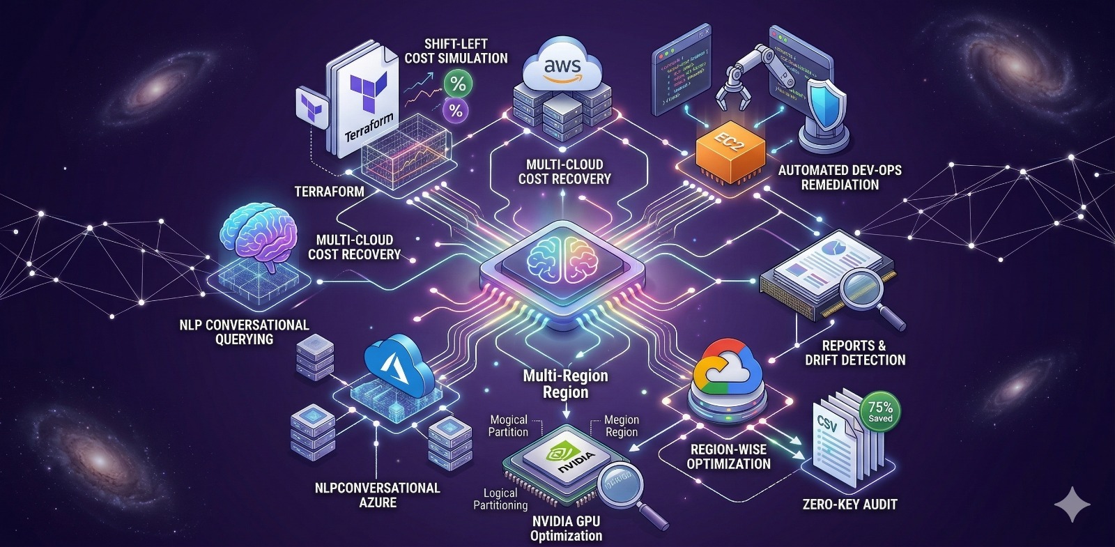 Cloud Infrastructure Optimization Infographic